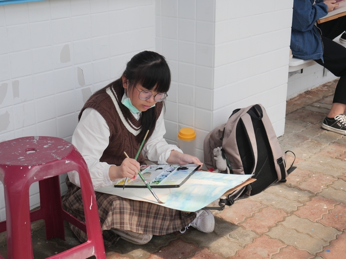 百年校慶寫生比賽活動圖片